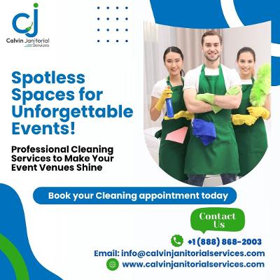 Expert Event Venue Cleaning Services by Calvin Janitorial